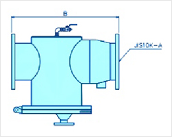 Reference drawing of the ball trap